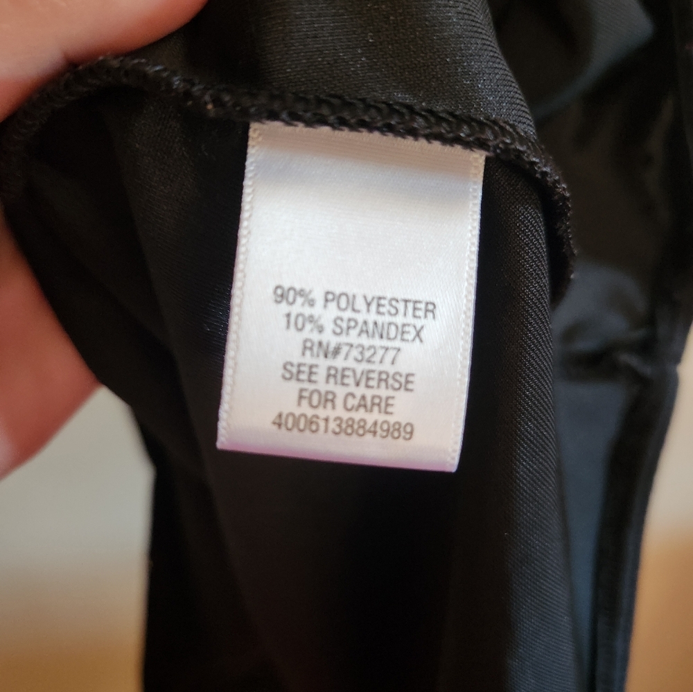 Candies Knee Length Dress Black Velvet Sparkle Small - Picture 5 of 5